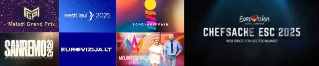 Eurovision’da günün programı: Tam 4 ülke 2025 Eurovision şarkısını seçiyor !